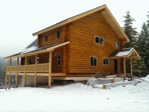 Log deck construction