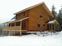 Turn-key log home build