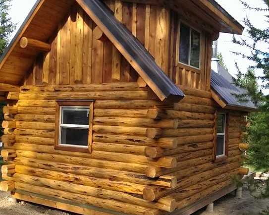 Small cabin with deck